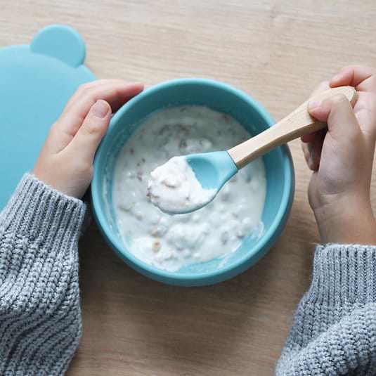 Фото - Тарілка для малюка MinikOiOi Bowly - Mineral Blue (101080003)