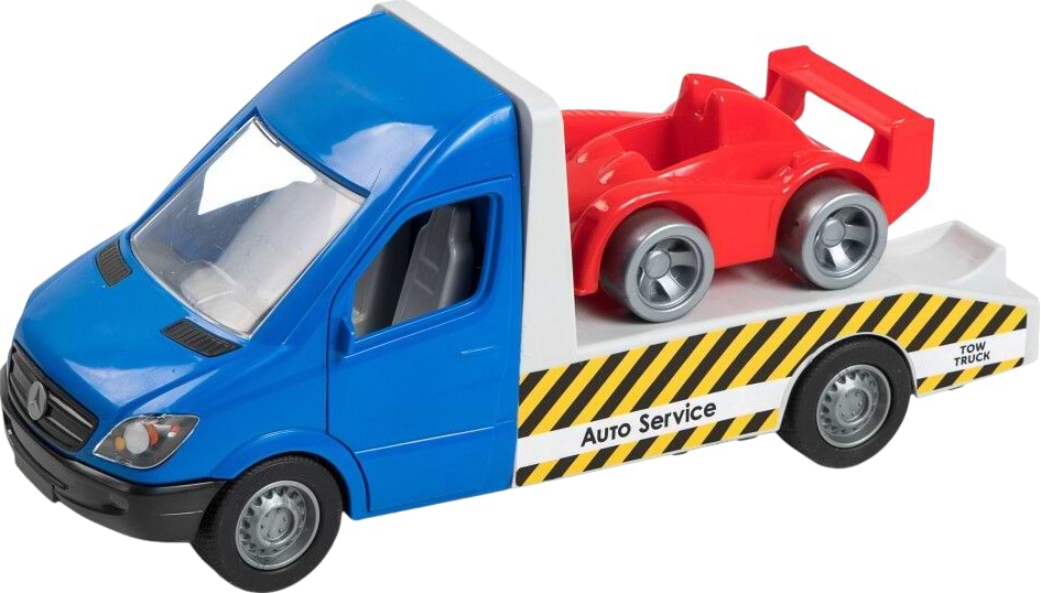 Коллекционная спецтехника Tigres Mercedes-Benz Sprinter эвакуатор Синий (39661)