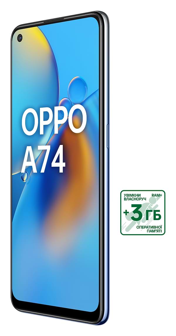 Фото - Смартфон OPPO A74 4/128Gb Blue