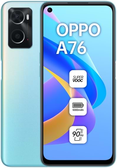Фото - Смартфон OPPO A76 4/128Gb Blue