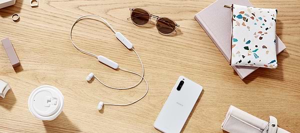 Фото - Навушники вкладиші бездротові Sony WI-C100 White (WIC100W.CE7)
