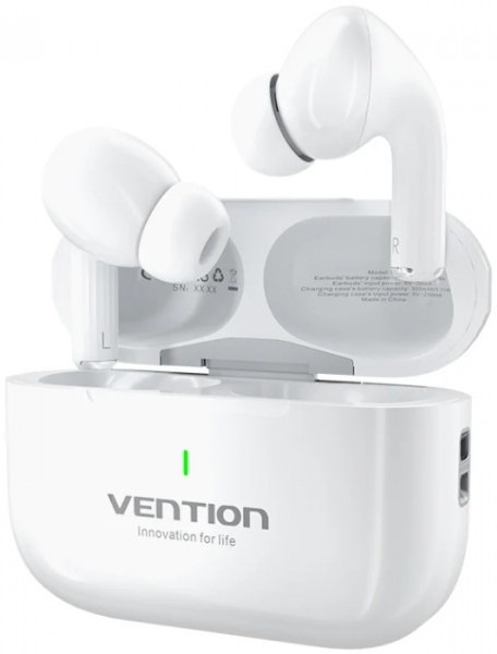 Навушники вкладиші бездротові TWS Vention Elf Earbuds ECHO LITE E11 White (NBVW0)