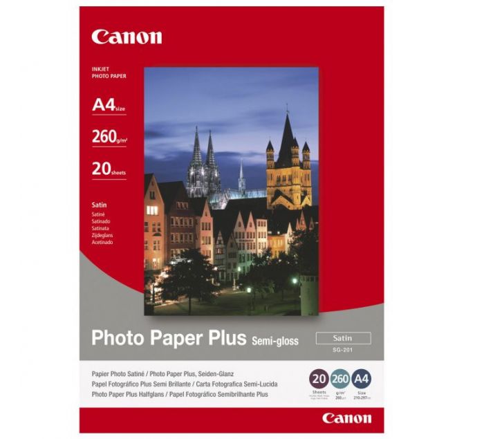 Бумага А4 Canon SG201 A4 20л. (1686B021AA) - Фото 1