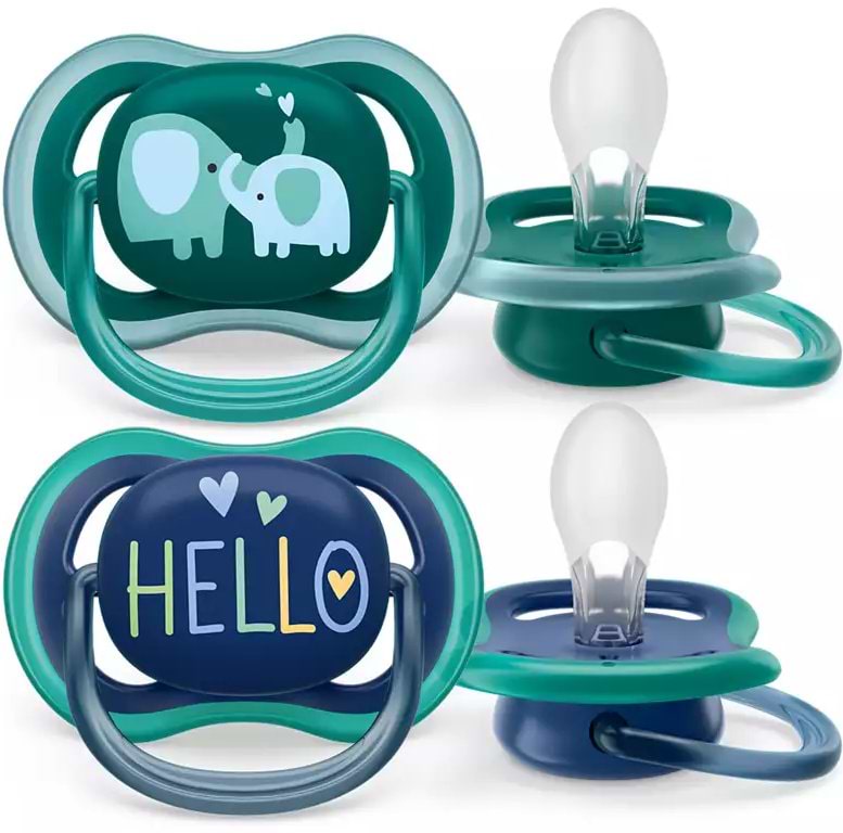 Ортодонтическая пустышка Philips Avent Ultra Air 18+ мес (SCF349/18) - Фото 1