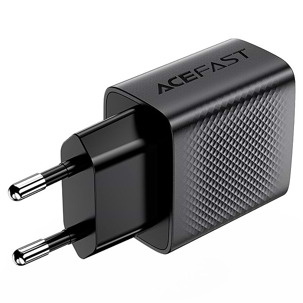Фото - Сетевое зарядное устройство AceFast 2xUSB 12W (USB-Ax2) A86 Black (6974316283270)