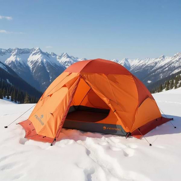 Фото - Палатка Ferrino Svalbard 3.0 Orange (99056LAAFR)