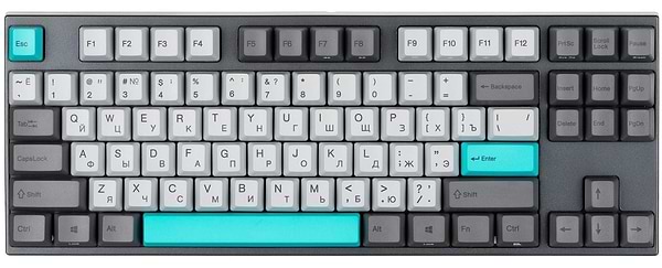 Фото - Клавіатура бездротова ігрова Varmilo APT87 Moonlight, C-TK Brown, WL/USB-A, White Led (A92A023D3A5A17A007)