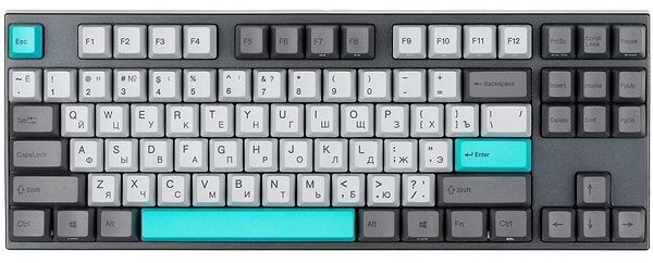 Фото - Клавіатура бездротова ігрова Varmilo APT87 Moonlight, C-TK Red, WL/USB-A, White Led (A92A023D4A5A17A007)