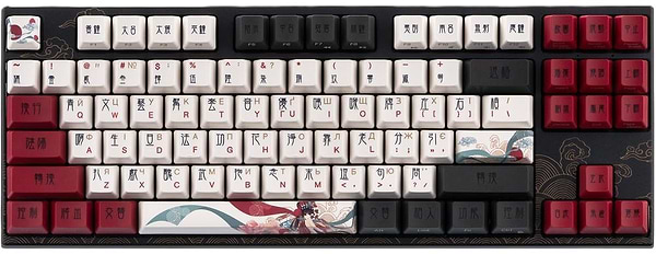 Фото - Клавіатура бездротова ігрова Varmilo APT87 Beijing Opera, C-TK Brown, WL/USB-A, White Led (A92A028D3A5A17A025)
