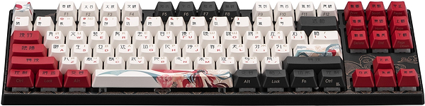 Фото - Клавіатура бездротова ігрова Varmilo APT87 Beijing Opera, C-TK Brown, WL/USB-A, White Led (A92A028D3A5A17A025)