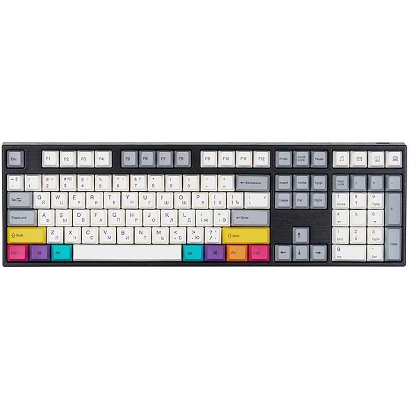 Фото - Клавіатура бездротова ігрова Varmilo APT108 CMYK, C-TK Red, WL/USB-A, White Led (A93A024D4A5A17A007)