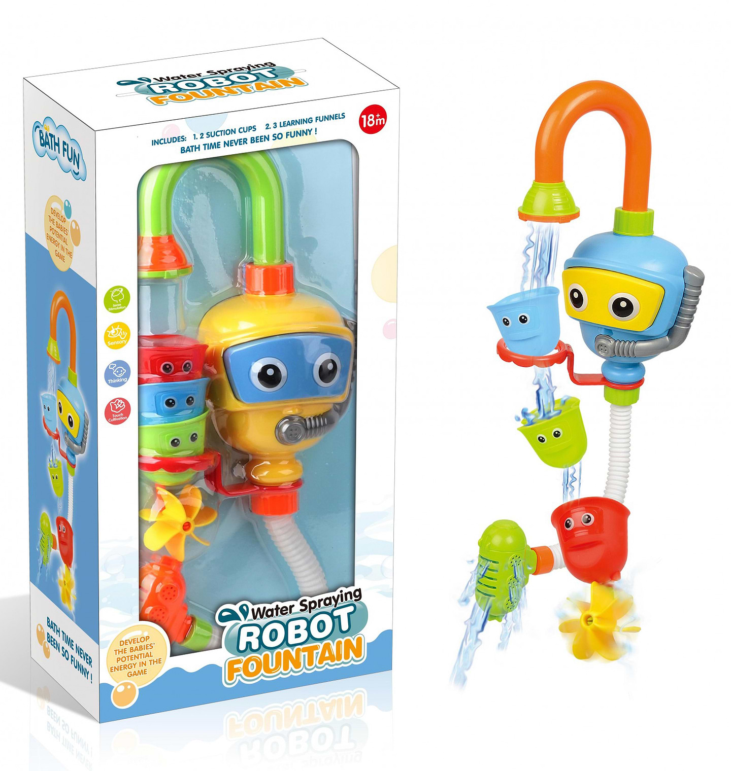 Іграшка для ванної Baocenjia У воді веселий кран (9908)