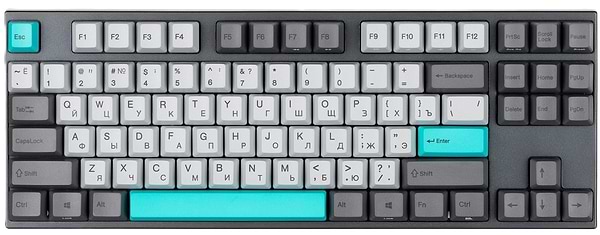 Фото - Клавиатура проводная игровая Varmilo APG87 Moonlight, Daisy L, WL/USB-A, White Led (A94A023F9A5A17A007)