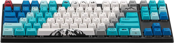 Фото - Клавіатура дротова ігрова Varmilo APG87 Summit R1, C-TK Red, WL/USB-A, White Led (A94A050D4A5A17A007)