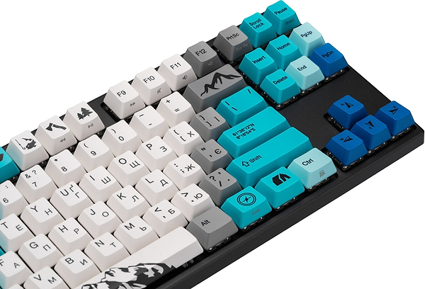 Фото - Клавіатура дротова ігрова Varmilo APG87 Summit R1, C-TK Red, WL/USB-A, White Led (A94A050D4A5A17A007)