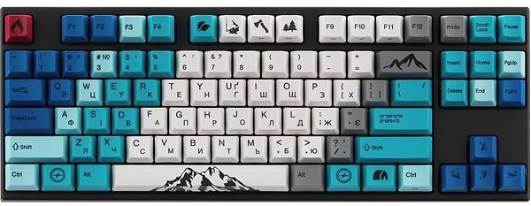 Фото - Клавіатура дротова ігрова Varmilo APG87 Summit R1, K-Prestige Silent, WL/USB-A, White Led (A94A050F8A5A17A007)