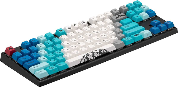Фото - Клавіатура дротова ігрова Varmilo APG87 Summit R1, K-Prestige Silent, WL/USB-A, White Led (A94A050F8A5A17A007)