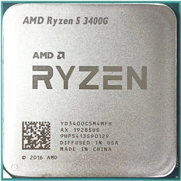 Процессор AMD Ryzen 5 3400G (3.7GHz 4MB 65W AM4) Box (YD3400C5FHSBX)