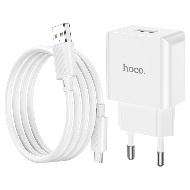 Мережевий зарядний пристрій HOCO C106A 10.5W White (6931474783905)