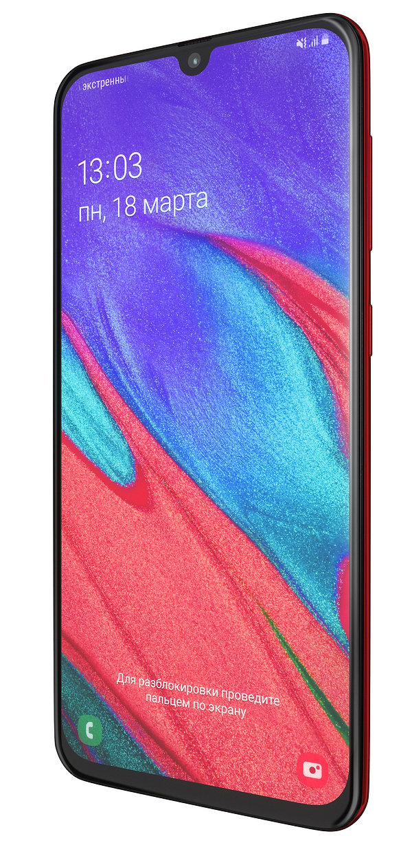 Фото - Смартфон Samsung Galaxy A40 64Gb Red (SM-A405FZRD)