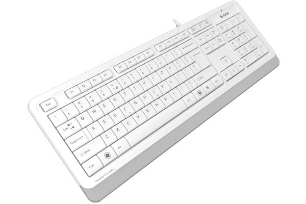 Фото - Клавіатура дротова A4tech FK10 (White)