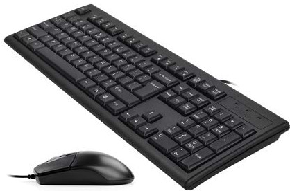 Фото - Клавіатура+миша A4tech KR-8372S Black