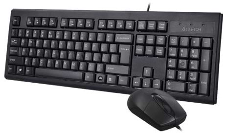 Фото - Клавіатура+миша A4tech KR-8372S Black