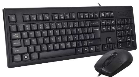 Фото - Клавіатура+миша A4tech KR-8372S Black
