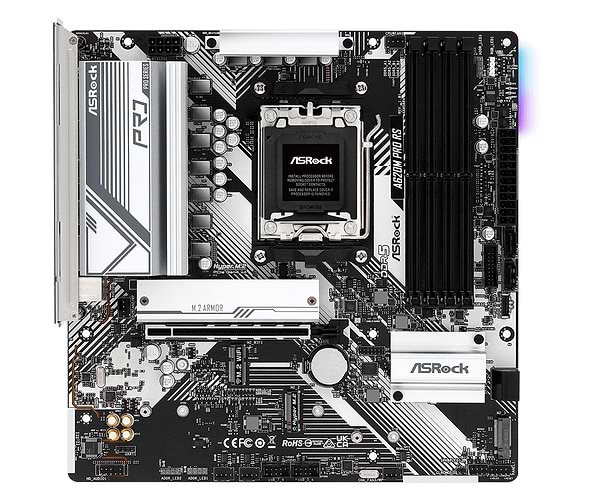 Фото - Материнская плата ASRock A620M PRO RS DDR5