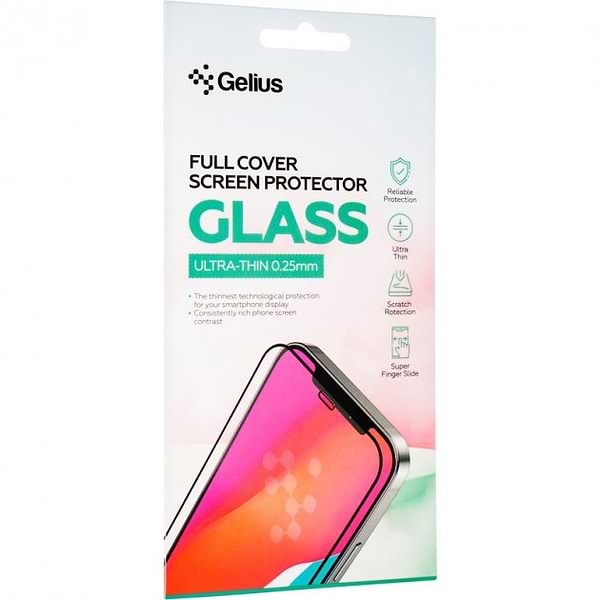 Фото - Защитное стекло для смартфона Gelius Full Cover Ultra-Thin 0.25mm for Samsung A025 (A02s) Black (91067)