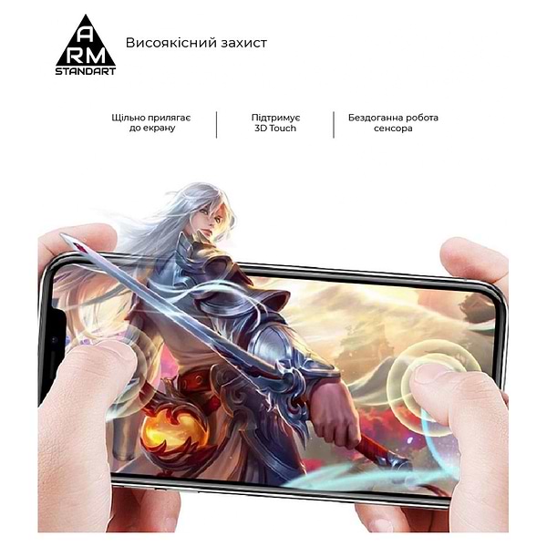 Фото - Защитное стекло для смартфона Armorstandart Oppo Reno5 Pro Black Full Glue Curved (ARM58119)