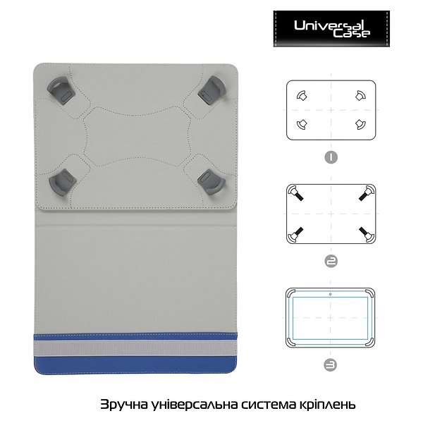 Фото - Чехол для планшета Armorstandart Silicone Hooks 10 Blue (ARM59079)