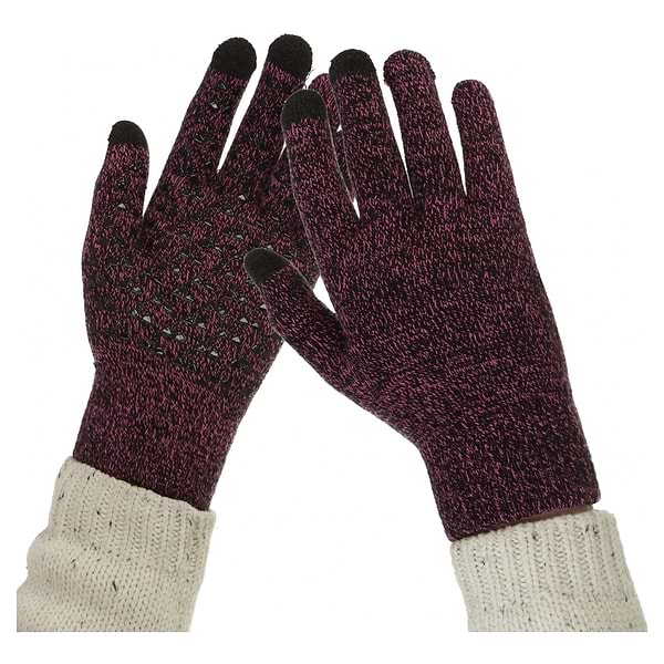 Фото - Перчатки для сенсорных экранов Armorstandart Melange Purple/Black size XL (ARM59872)