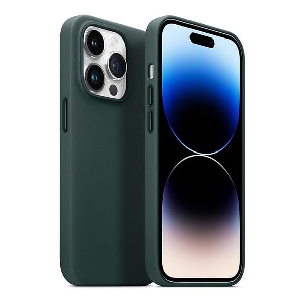 Фото - Чохол для смартфону Armorstandart Fake Leather for Apple iPhone 14 Pro Shirt Green (ARM64399)