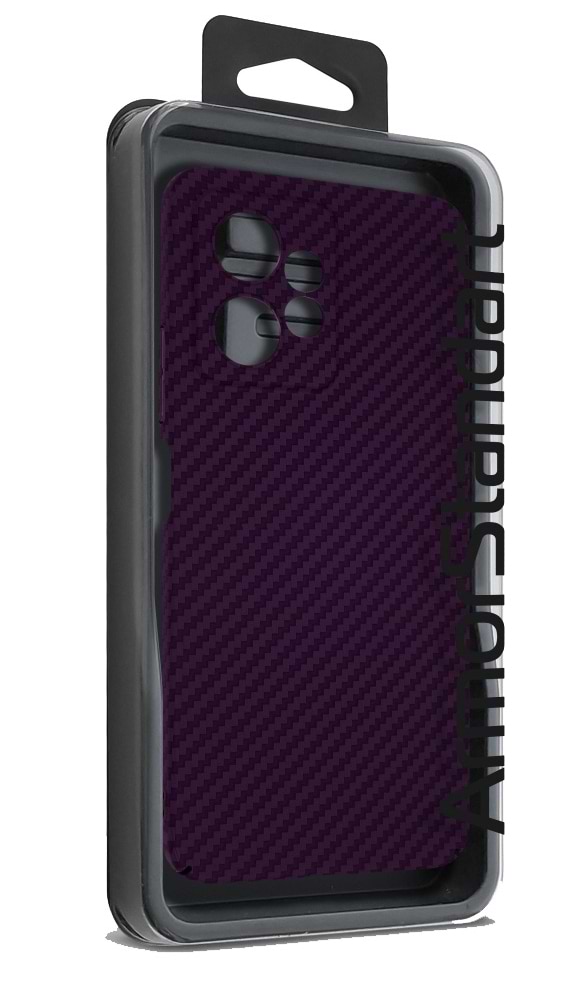 Фото - Чохол для смартфону Armorstandart LikeCarbon for Xiaomi Redmi Note 12 4G Purple (ARM71948)