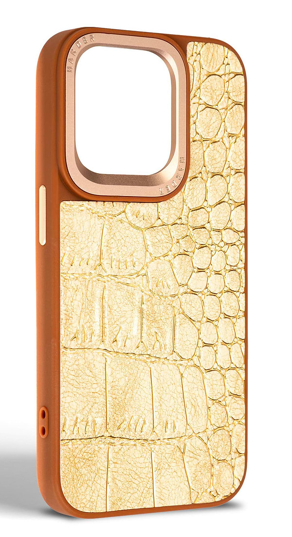 Фото - Чехол для смартфона Harder Crocosaur for Apple iPhone 15 Pro Beige (ARM76703)