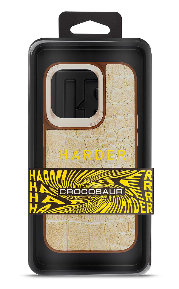 Фото - Чехол для смартфона Harder Crocosaur for Apple iPhone 15 Pro Beige (ARM76703)