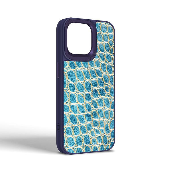 Фото - Чохол для смартфону Harder Crocosaur for Apple iPhone 15 Pro Max Blue (ARM76712)