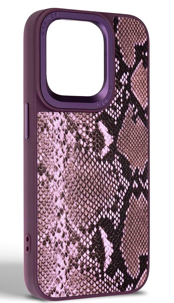 Фото - Чохол для смартфону Harder Genuine Snake for Apple iPhone 15 Pro Dark Purple (ARM76782)