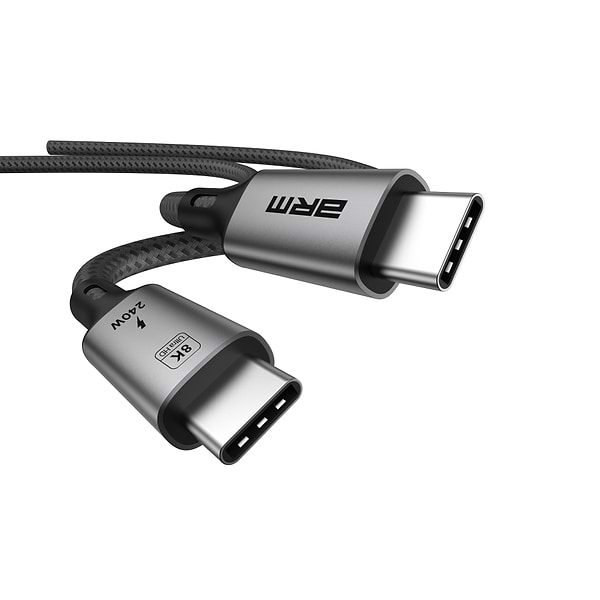 Фото - Кабель синхронизации данных Armorstandart USB 4.0 USB-C - USB-C 240W 1m Black (ARM81921)