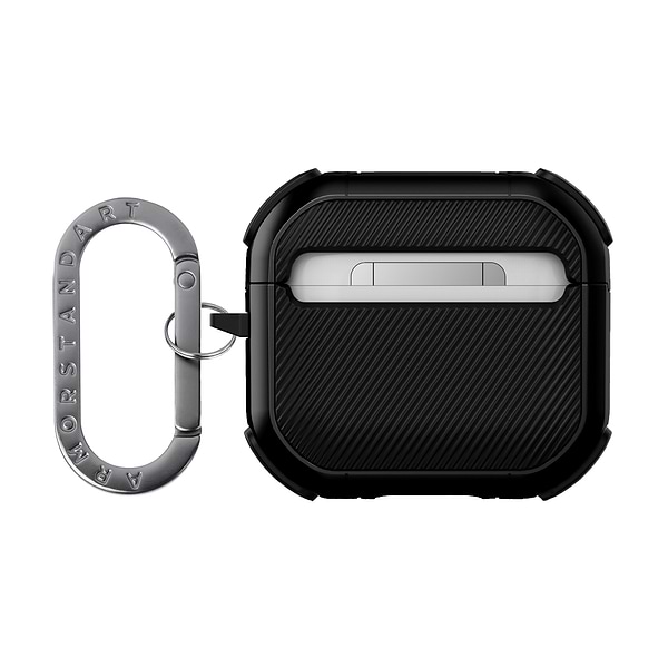Фото - Чехол для наушников Armorstandart Panzer for Apple Airpods 4 Black (ARM82552)