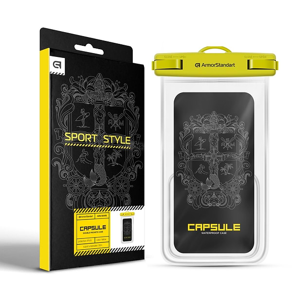 Фото - Чохол для смартфону Armorstandart Сapsule Double Pockets Yellow (ARM84416)