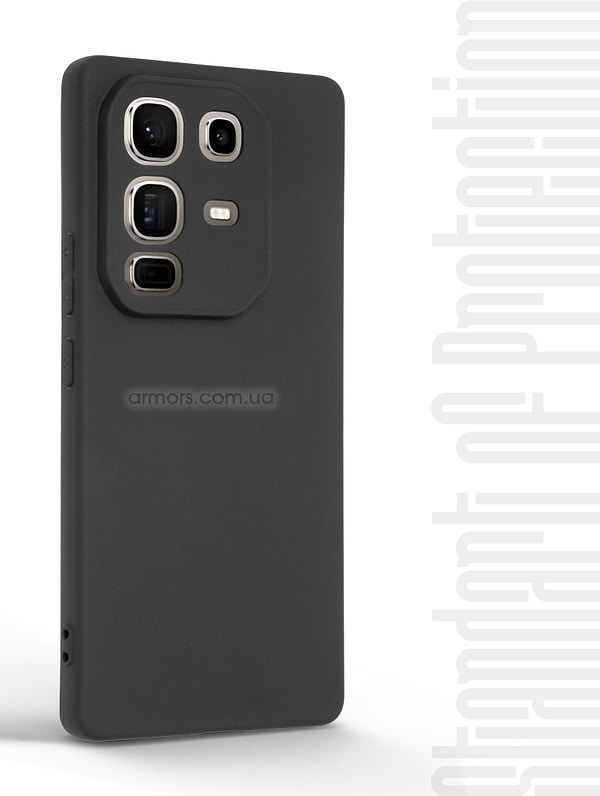 Фото - Чохол для смартфону Armorstandart Matte Slim Fit for Infinix Note 50 Pro 4G Camera cover Black (ARM84733)