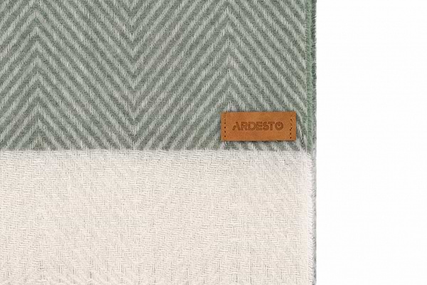 Фото - Плед полуторный Ardesto Leonardo Bianco 140x200 см зеленый (ART0504LB)