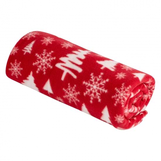 Фото - Плед односпальний Ardesto Fleece 130x160 см засніжені ялинки (ART0715PB)