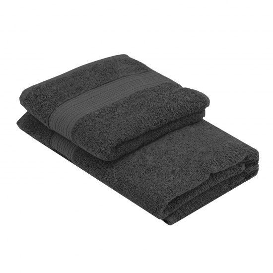 Фото - Полотенце для лица Ardesto махровое SuperSoft 50х90 см серый темный (ART2250MCP)