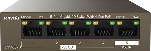 Коммутатор локальной сети (Switch) Tenda TEG1105PD - Фото 1