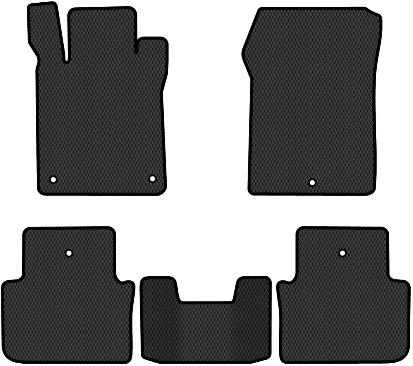 EVA коврики в салон авто EVAtech для TLX FWD Acura 2014-2020 1 поколение Sedan USA (AA1551C5RBB)