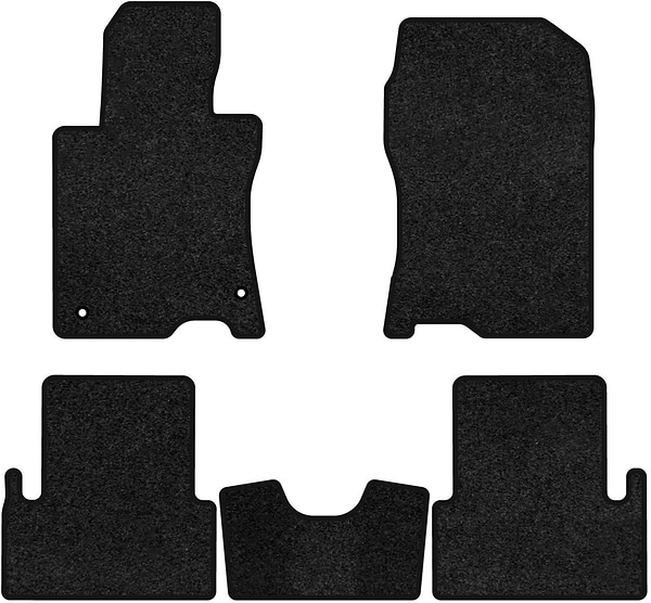 Фото - Коврики ворсовые в салон авто EVAtech Premium для Acura TSX (CU2) 2008-2014 2 поколение Sedan USA черный кант AA23199CB5TL2VPB