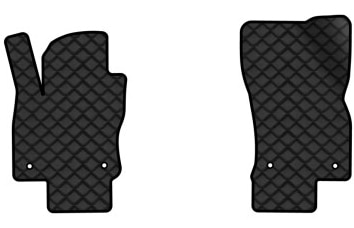 Коврики из экокожи в салон авто передние EVAtech ECO для Tiguan Allspace 7 seats Volkswagen 2016-2020 1 поколение SUV USA VW1727AA2AV4BBLB